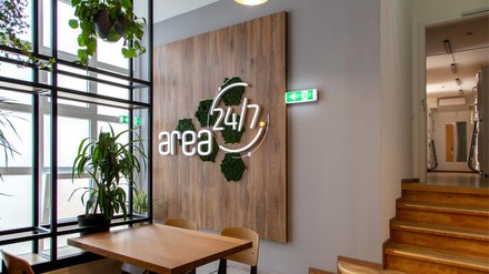 Blick ins Kapselhotel in Karlsruhe