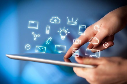 Icons auf einem Tablet