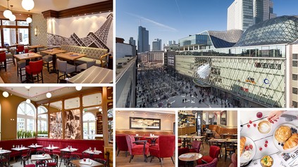 Kollage der neuen Brasserie Frankfurt MyZeil