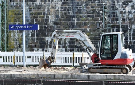 Bauarbeiten am Hauptbahnhof in Wuppertal