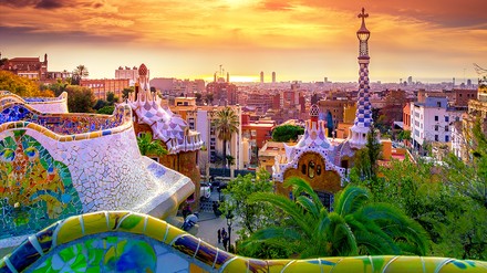 Ein Blick über Barcelona