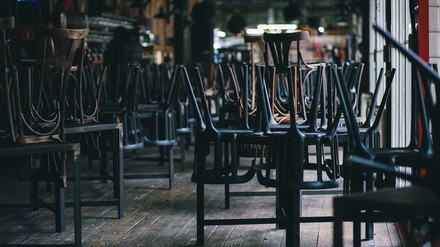 Ein leeres Restaurant