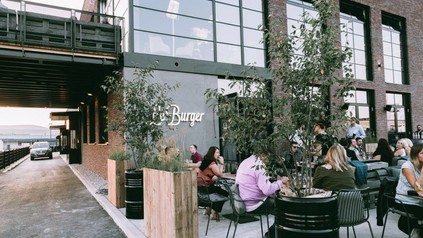 Das LeBurger Restaurant von außen