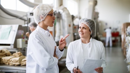 Mitarbeiter in der Ernährungsindustrie
