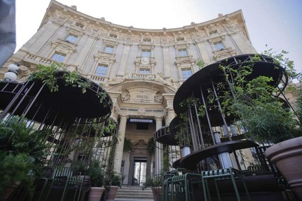 Ein altertümliches Gebäude in Italien