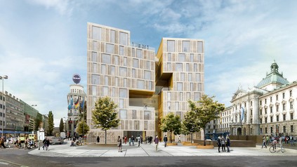 Neubau im Zentrum Münchens