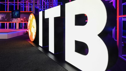 Beleuchteter ITB-Aufsteller