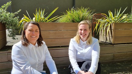 Nina Gehlen und Nelly Fischer