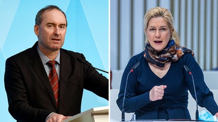 Bayerns Wirtschaftsminister Hubert Aiwanger und Manuela Schwesig, Ministerpräsidentin von Mecklenburg-Vorpommern