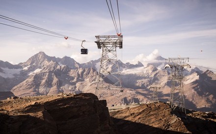 Panorama des Matterhorn glacier ride