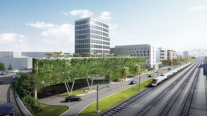 Rendering der Rosenheimer Lokhöfe