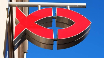 Das Restaurant-Logo von Nordsee, ein Fisch