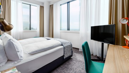 Blick in eines der Zimmer des neuen Holiday Inn Vienna – South