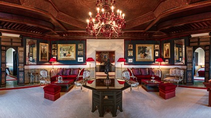 Eine luxuriöse Suite des Hotels La Mamouina in Marokko