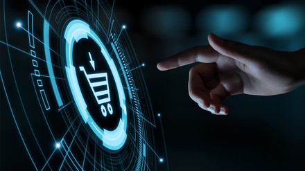 Ein virtueller Einkaufswagen