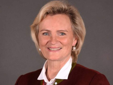Die Präsidentin des Bayerischen Hotel- und Gaststättenverbandes DEHOGA Bayern, Angela Inselkammer
