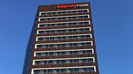 Oberer Teil des neuen IntercityHotel Hannover Hauptbahnhof Ost