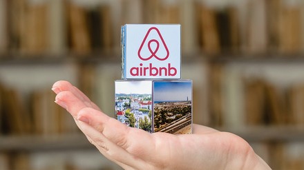 Das Logo von Airbnb