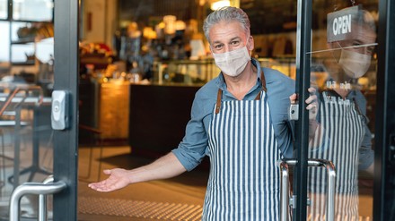 Gastronom bittet herein