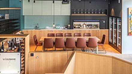 Ein Blick in den "Members only" Bereich der wineBANK Sylt (Foto: Sylt Connected)