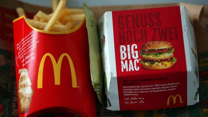 Mc Donald's Pommes und Big Mac
