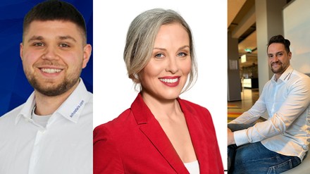 Sascha Boensch, Renata Pallas und Julian Sproß