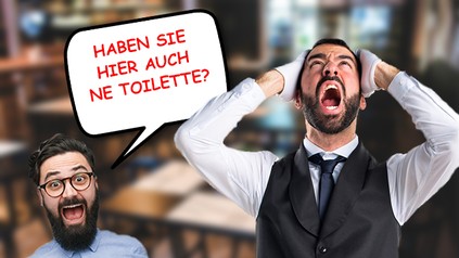 Haben Sie auch ne Toilette?