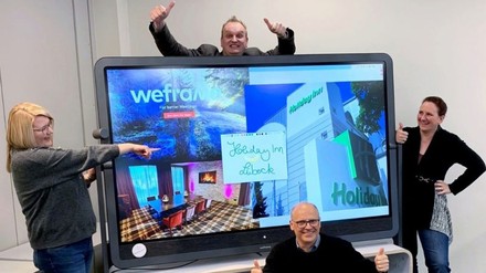 Das Team vom Holiday Inn Lübeck präsentiert Weframe One