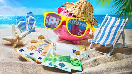 Geld am Strand