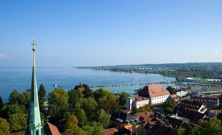 Konstanz Blick auf den Bodensee