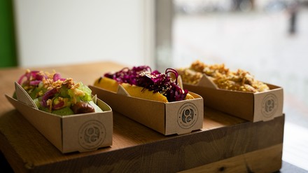 Pflanzenbasierte Hotdogs