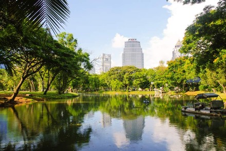 Das neue Haus von pentahotels in der Nähe des Lumpini Parks