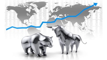 Vapiano Bulle Stier Trendkurve Börse