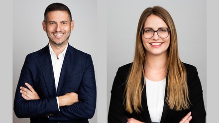 Martin Schaffer (links) und Katharina Preiss (rechts) (Foto: © mrp hotels)