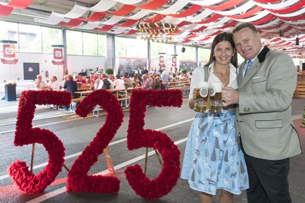 Brauerei-Eigentümer Heinrich Dieter und Alessandra Kiener