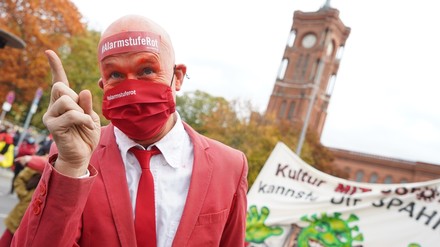 Eine Demonstration in Berlin