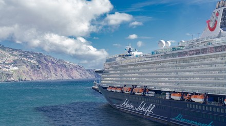 Ein Schiff von Tui Cruises