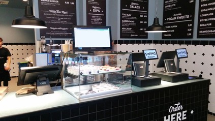 Bestellterminals in einem Lokal
