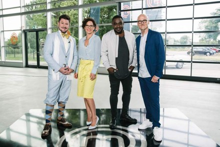 Die neue MasterChef Jury mit Justin Leone, Sybille Schönberger, Nelson Müller und Ralf Zacherl