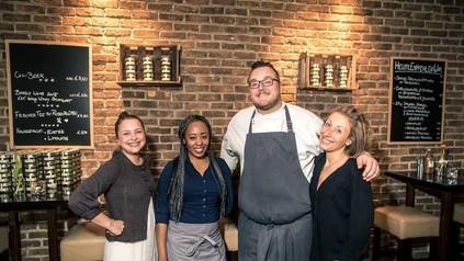 Das Team des Restaurants "Leib und Seele"