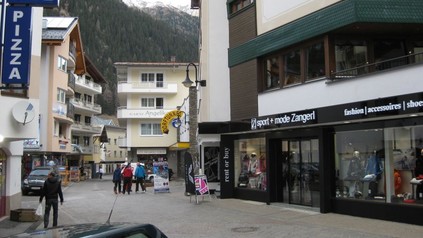 Straßenabschnitt Ischgl