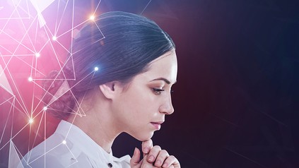 Eine Frau, die nachdenkt