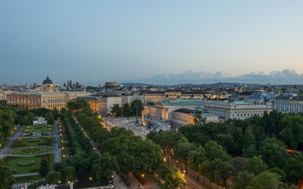 Blick auf die Wiener Ringstraße