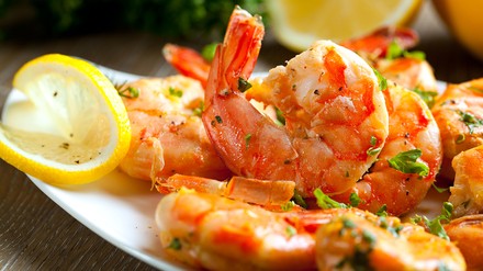 Gebratene Garnelen
