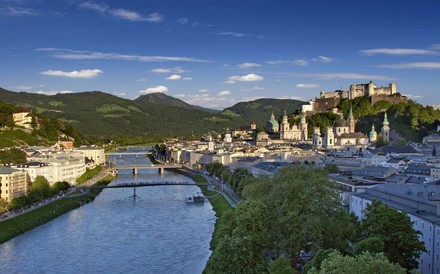 Blick über die Stadt Salzburg