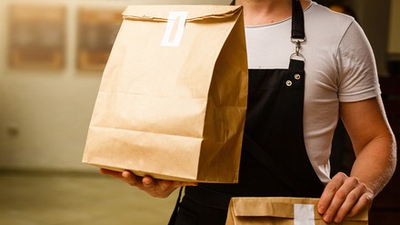 Lieferung einer Essensbestellung