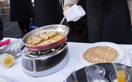 Flambierte Crêpe Suzette