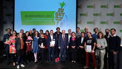 Gewinner Bundespreis 2017 für Engagement gegen Lebensmittelverschwendung