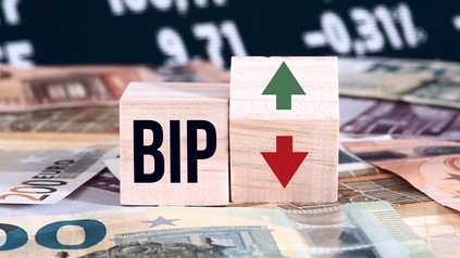 Wüfel mit Bruttoinlandsprodukt