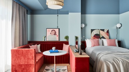 Blick in ein zimmer im Schwan Locke